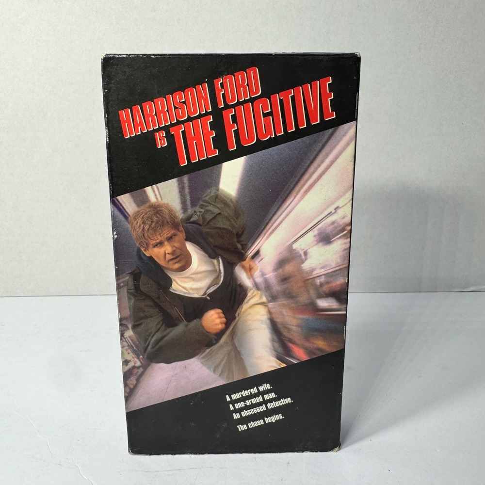 The‎ Fugitive VHS 1993 Harrison Ford Tommy Lee Jones Warner Home Video Vintage